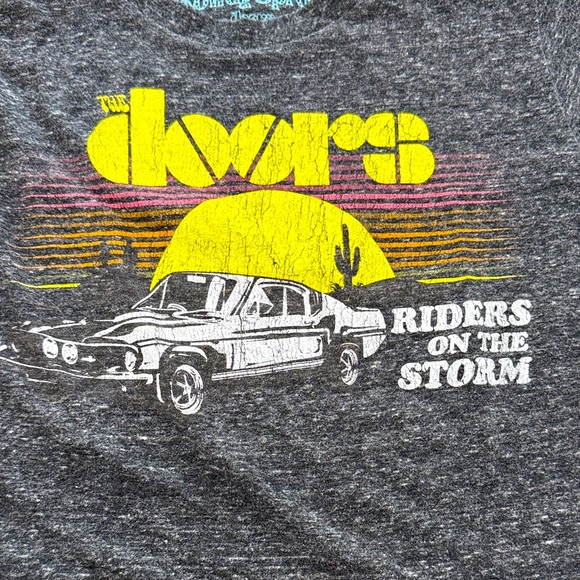 Kids (sz 12) Rowdy Sprout The Doors Riders On The Storm Tshirt - Picture 2 of 6